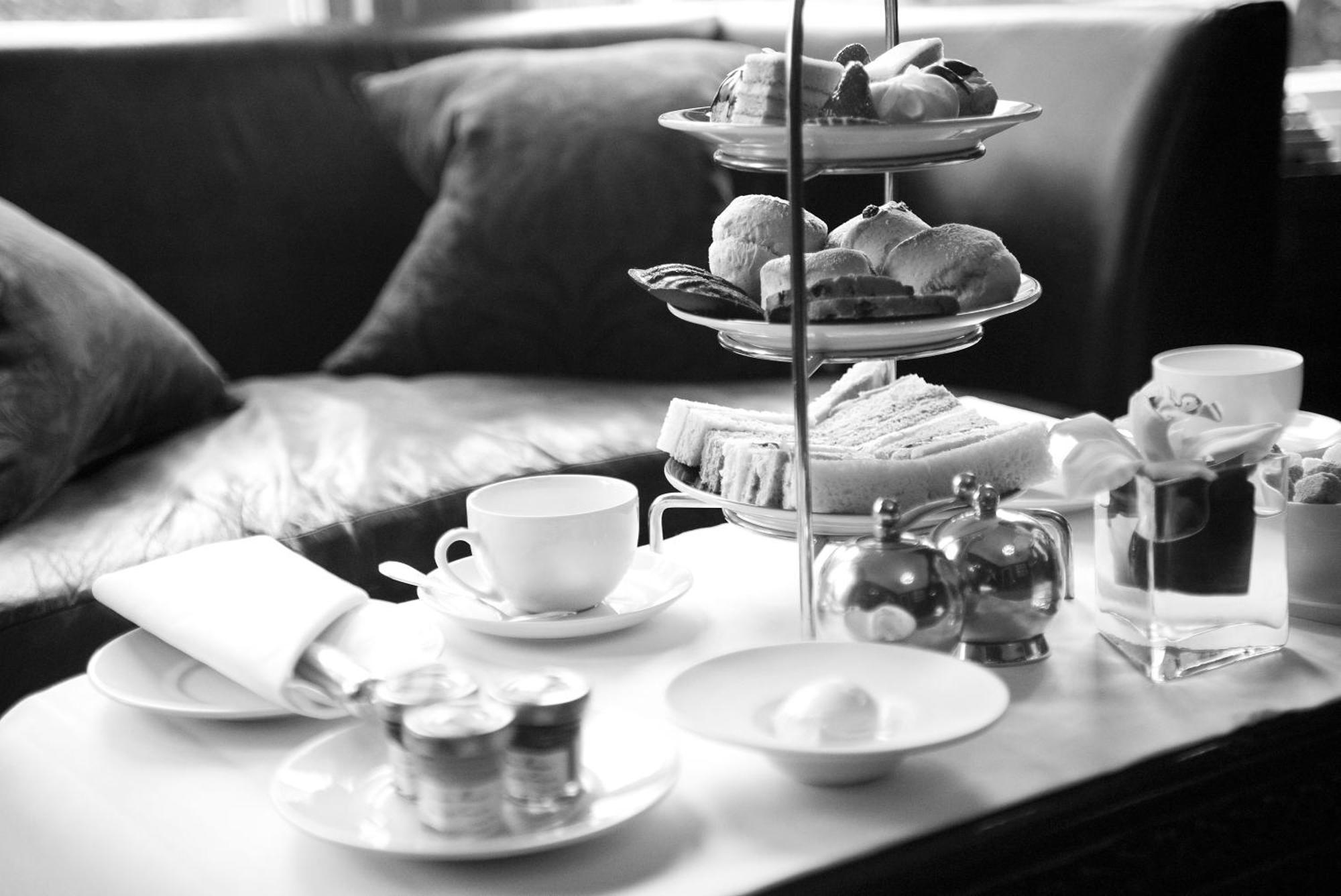 One Devonshire Gardens A Hotel Du Vin Glasgow Dış mekan fotoğraf Afternoon tea