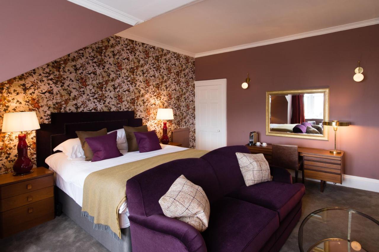 One Devonshire Gardens A Hotel Du Vin Glasgow Dış mekan fotoğraf A bedroom at the hotel